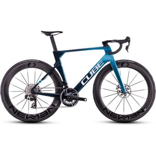 CUBE 25 Litening AERO C:68X SLX chromeblue'n'liquidblue ORSZÁGÚTI KERÉKPÁR
