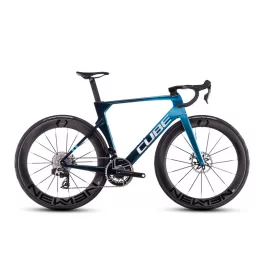  CUBE Litening AERO C:68X SLX chromeblue'n'liquidblue 2025 országúti teszt kerékpár