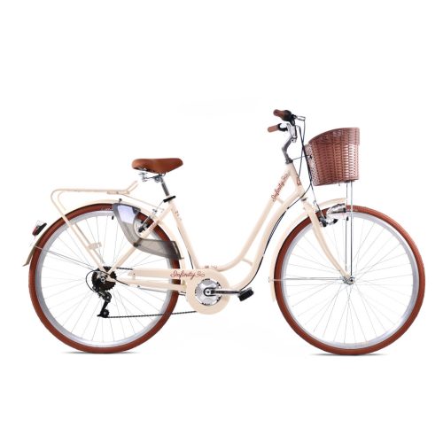 Adria Infinity női városi váltós kerékpár Bézs