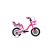 Adria Fantasy 12 gyerek kerékpár Rózsaszín-Türkiz 