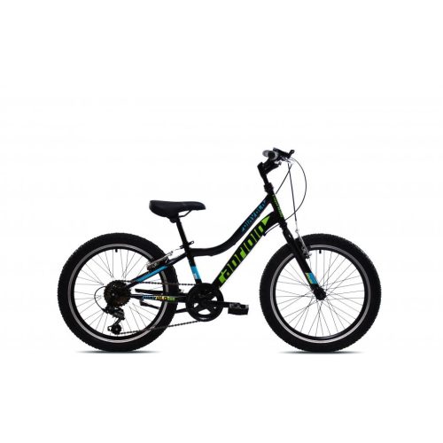 Capriolo Diavolo200 20 gyerek kerékpár Fekete-Zöld 