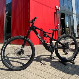 AMFLOW HYBRID 26  PX CARBON L FEKETE ELEKTROMOS KERÉKPÁR