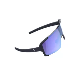   BBB CYCLING  BSG-74 CHESTER FLUX, FÉNYES FEKETE KERET / HIGHCONTRAST FLUX KÉK LENCSÉKKEL SZEMÜVEG