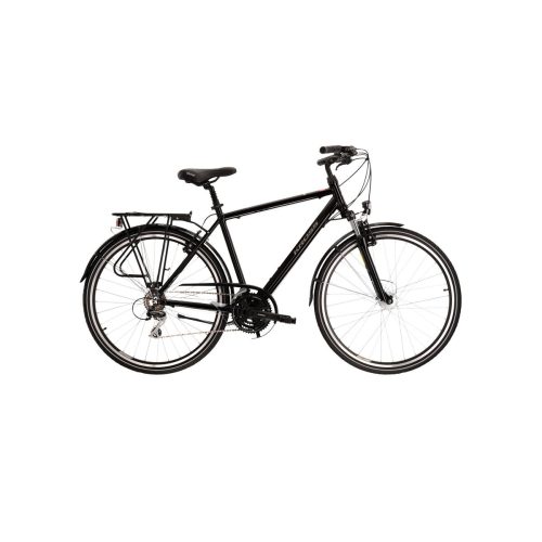 KROSS Trans 3.0 M 28 S fekete-szürke TÚRA kerékpár