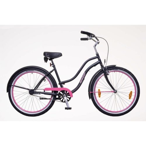 NEUZER SUNSET FEKETE/MAGENTA CRUISER KERÉKPÁR