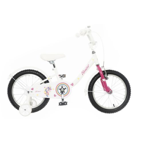 NEUZER BMX 14 FEHÉR-PINK UNIKORNISOS LÁNY GYEREK KERÉKPÁR