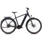 TESZT KERÉKPÁR - CUBE Kathmandu Hybrid Comfort pro 800 night'n'chrome elektromos kerékpár 2025