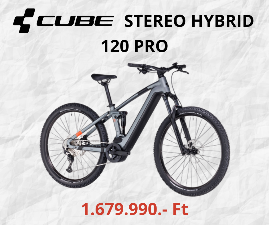 CUBE Stereo Hybrid 120 Pro elektromos kerékpár