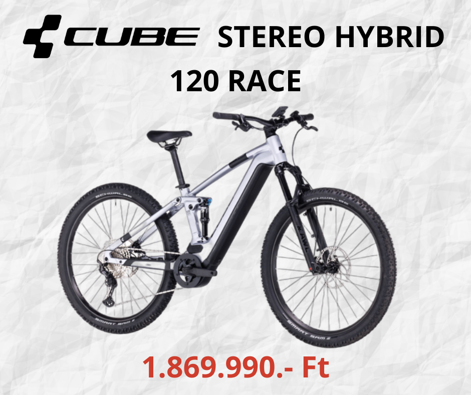 CUBE Stereo 120 Race elektromos kerékpár