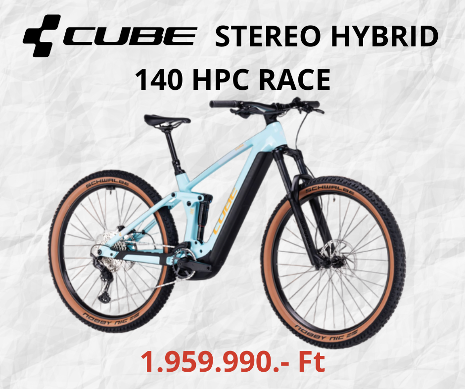 CUBE Stereo 140 HPC Race elektromos kerékpár