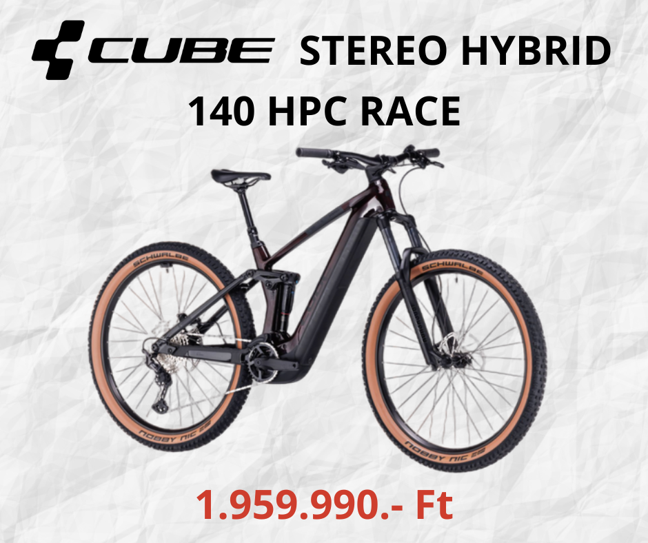 CUBE Stereo Hybrid 140 HPC Race elektromos kerékpár