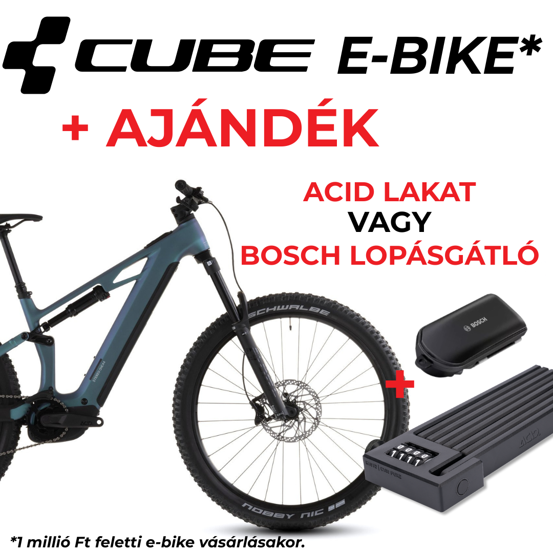 CUBE E-BIKE + AJÁNDÉK VÉDELEM: TE MELYIKET VÁLASZTANÁD?